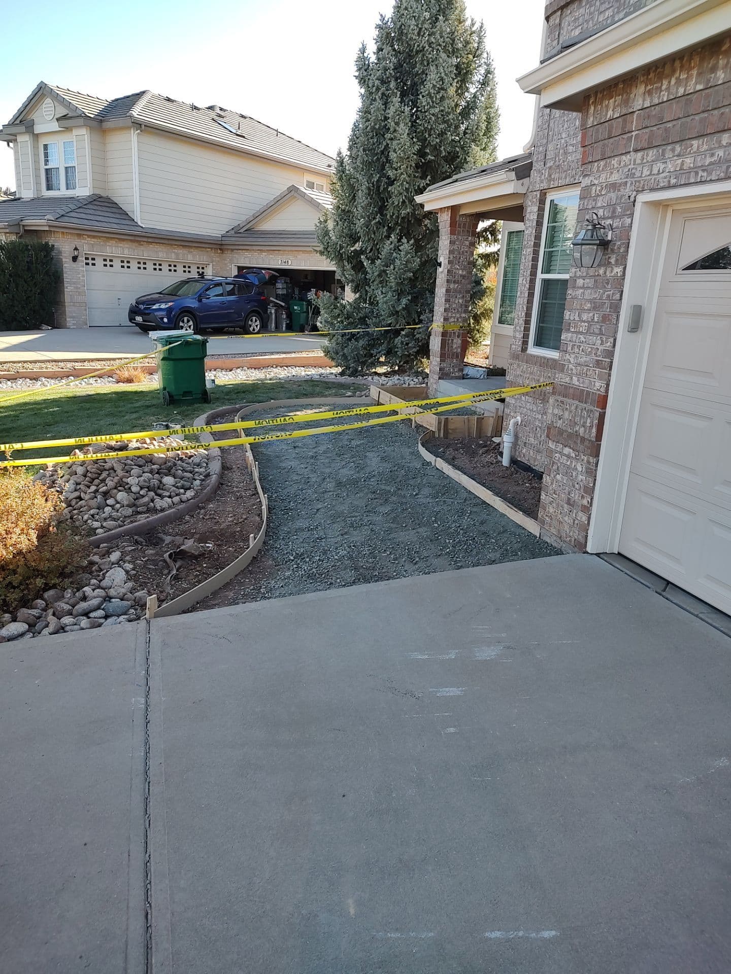 Sidwalk and Front Path Upgrade