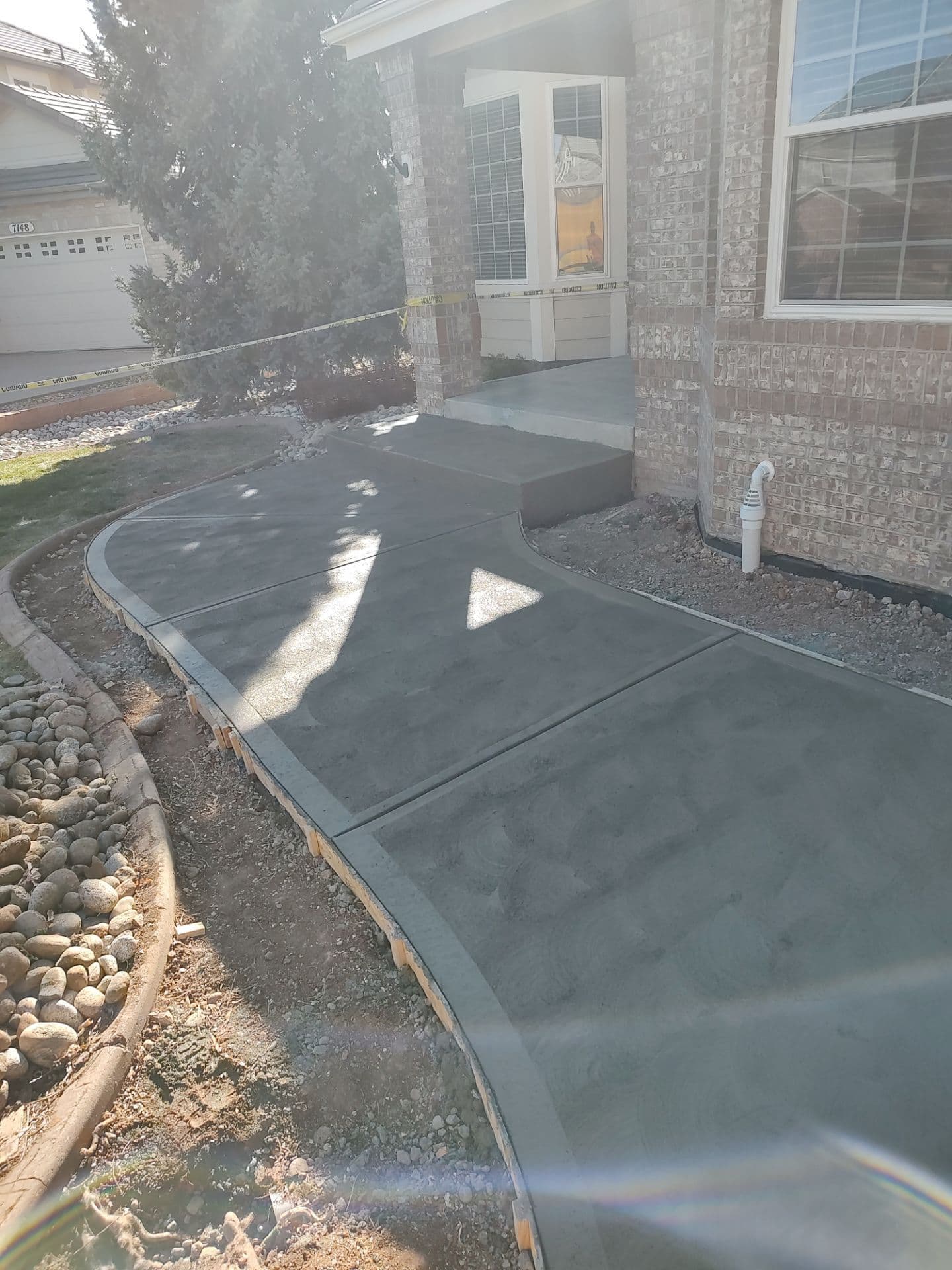 Sidwalk and Front Path Upgrade