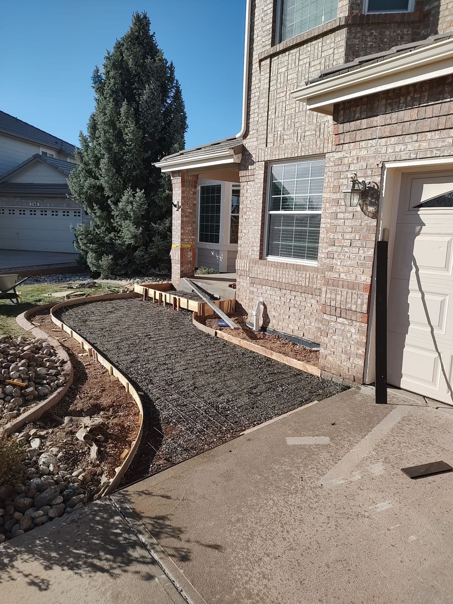 Sidwalk and Front Path Upgrade