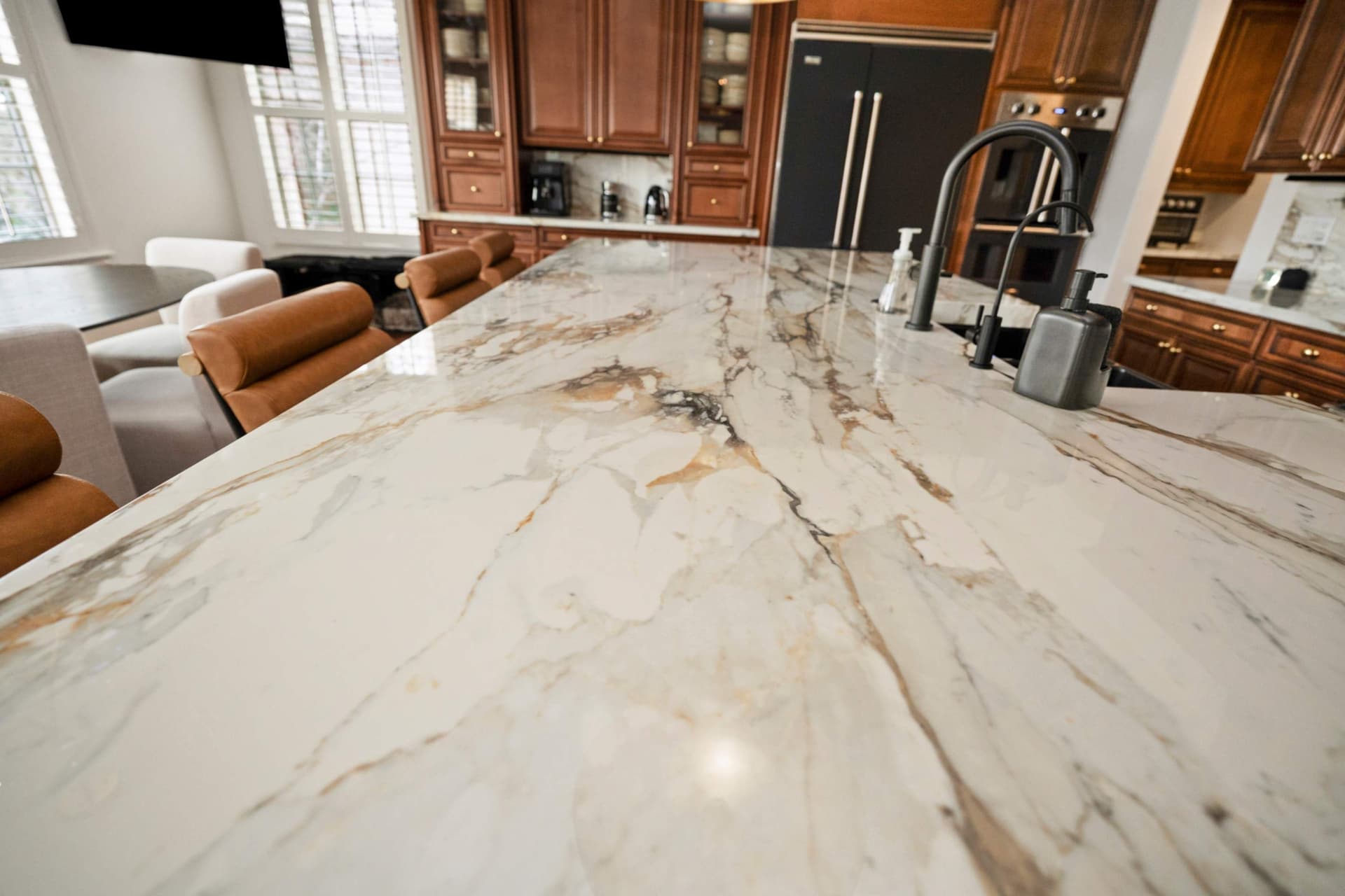 Gallery photos for Full Kitchen Remodel with Porcelain Countertops and Viking Appliances: Image #1