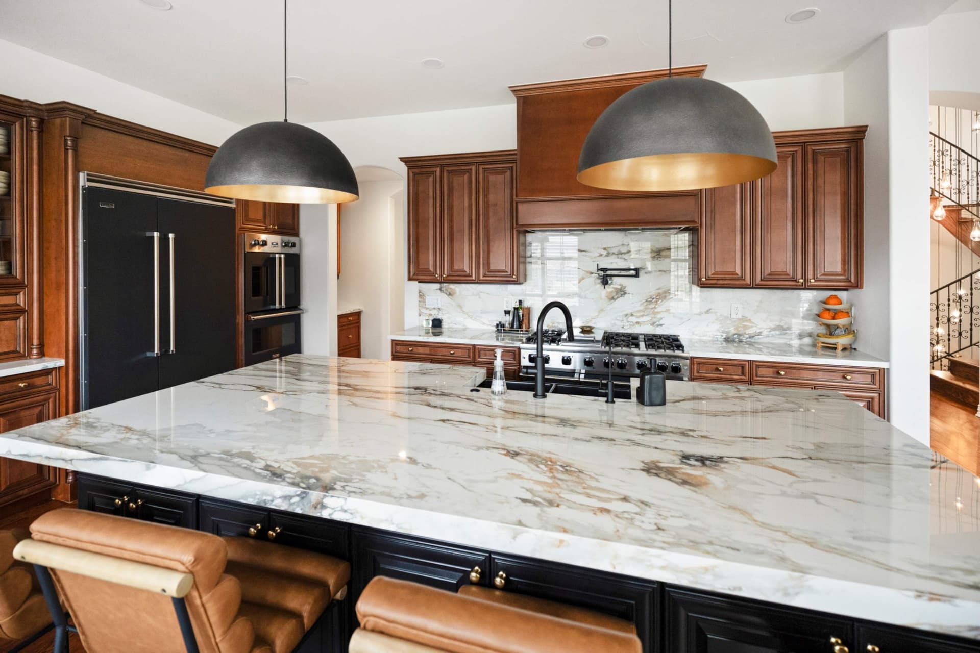 Gallery photos for Full Kitchen Remodel with Porcelain Countertops and Viking Appliances: Image #4