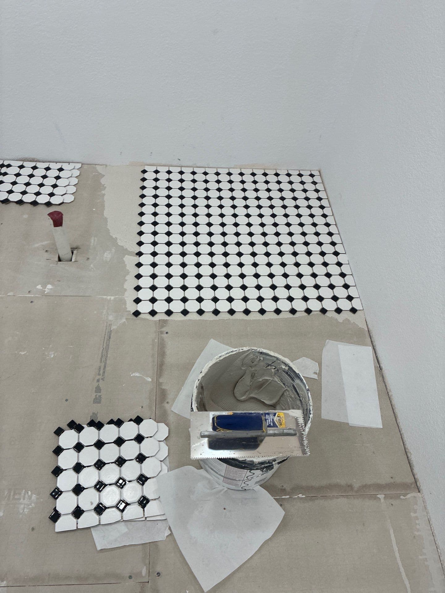 Gallery photos for Full Bathroom Gut and Rebuild with Freestanding Tub Plumbing and Tile Floor: Image #2