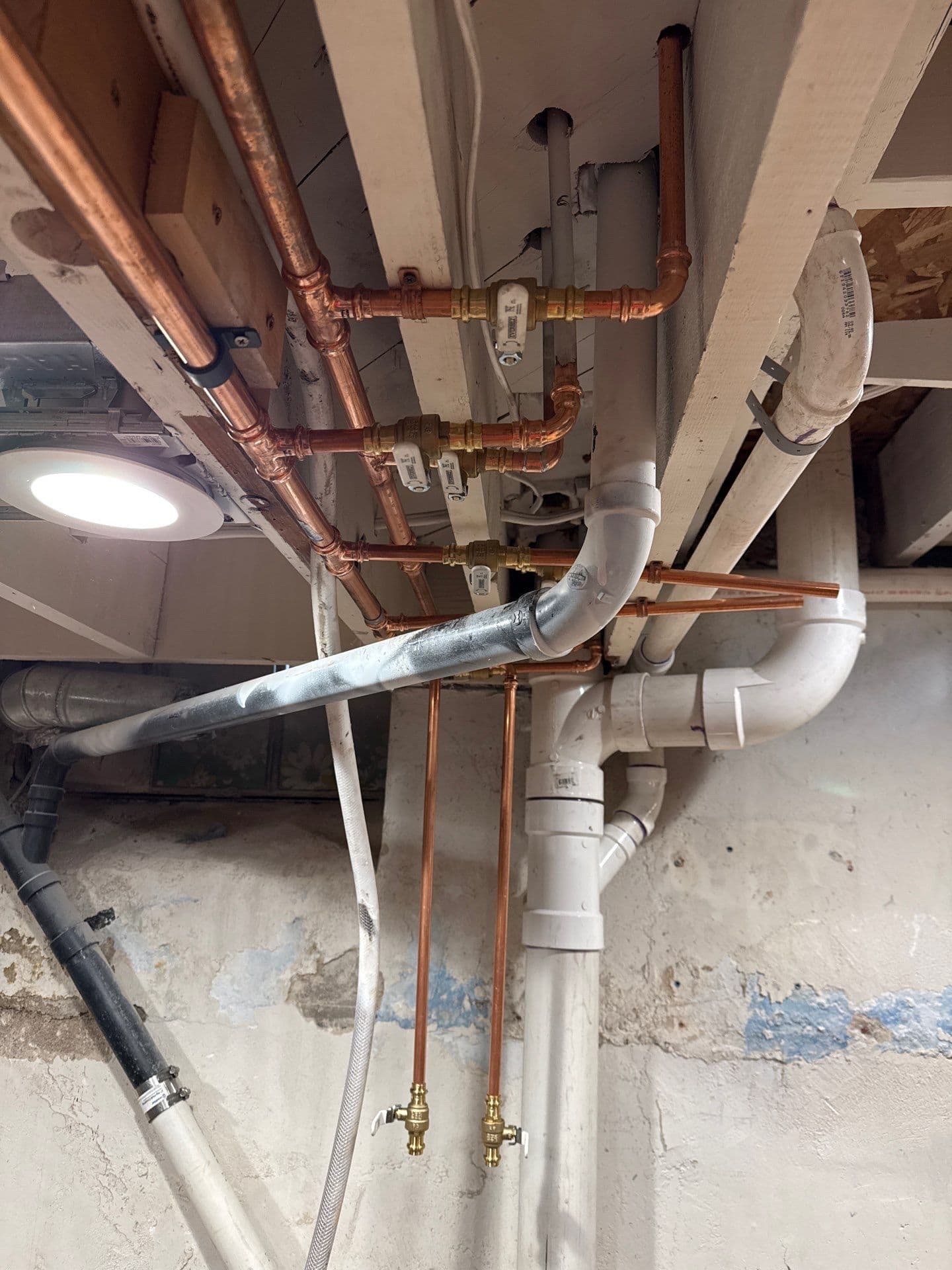 Gallery photos for Replacing Old Galvanized Water Lines with Copper and ProPress: Image #4