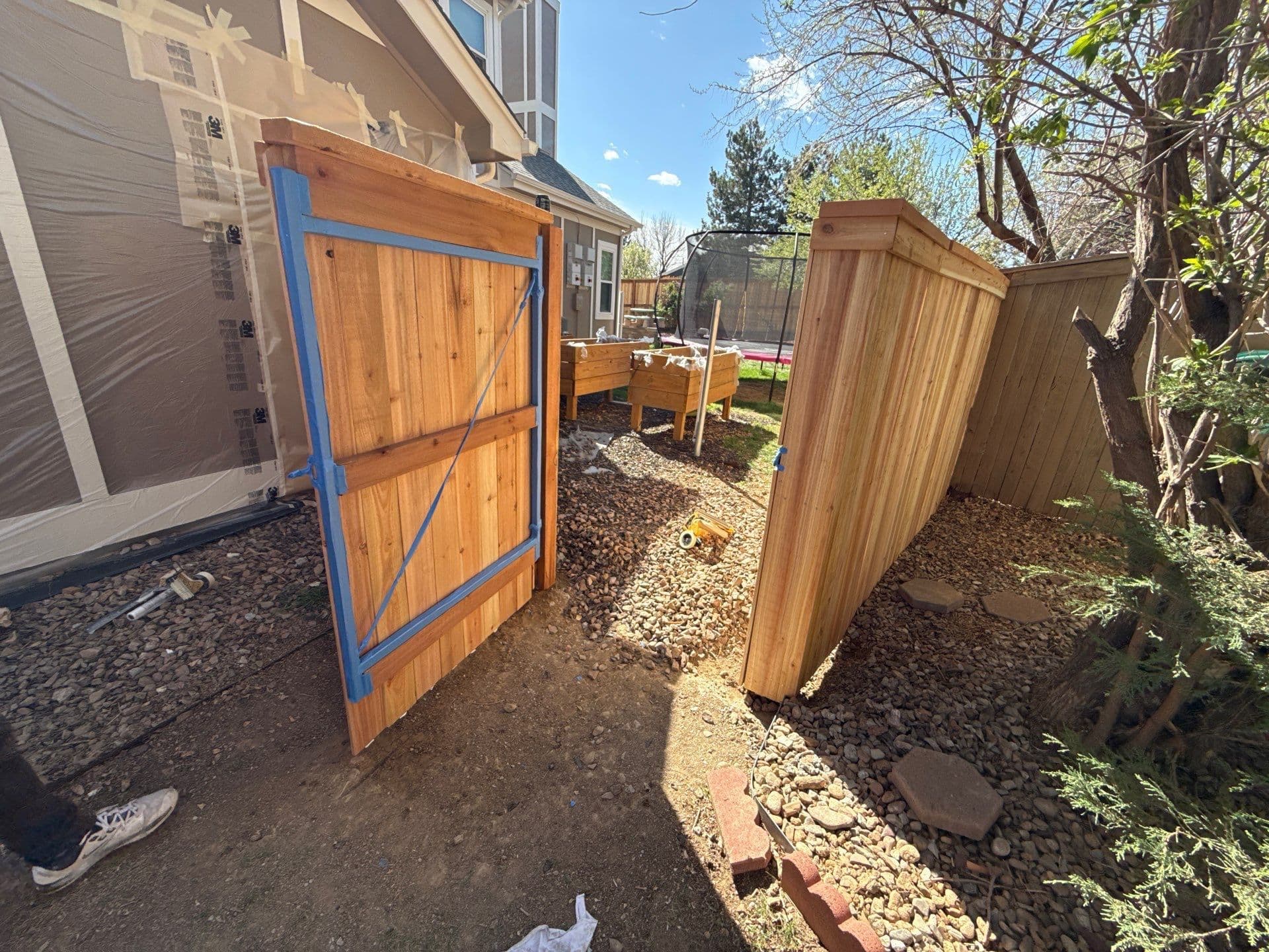 Gallery photos for New Cedar Fence Build and Full Stain Finish: Image #6