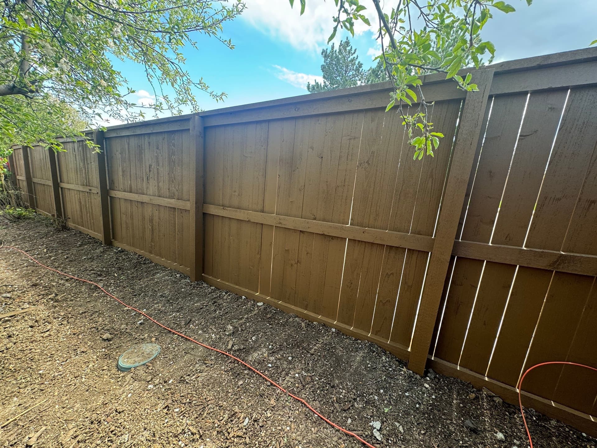 Gallery photos for New Cedar Fence Build and Full Stain Finish: Image #8