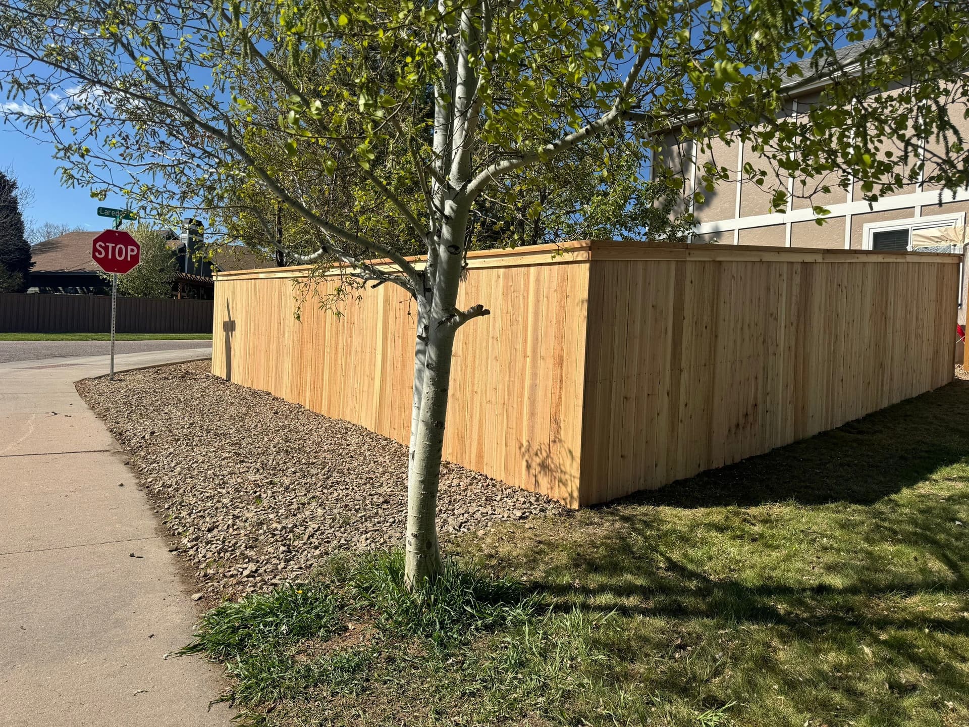 Gallery photos for New Cedar Fence Build and Full Stain Finish: Image #2