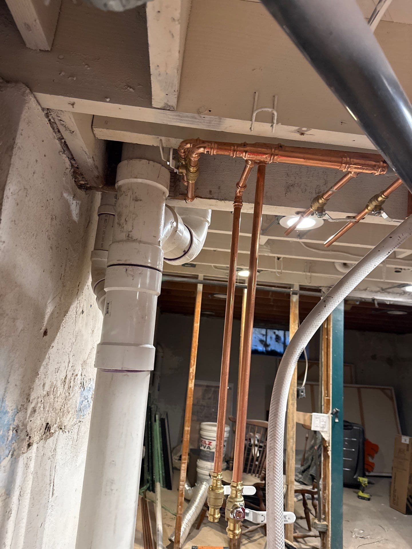 Gallery photos for Replacing Old Galvanized Water Lines with Copper and ProPress: Image #5
