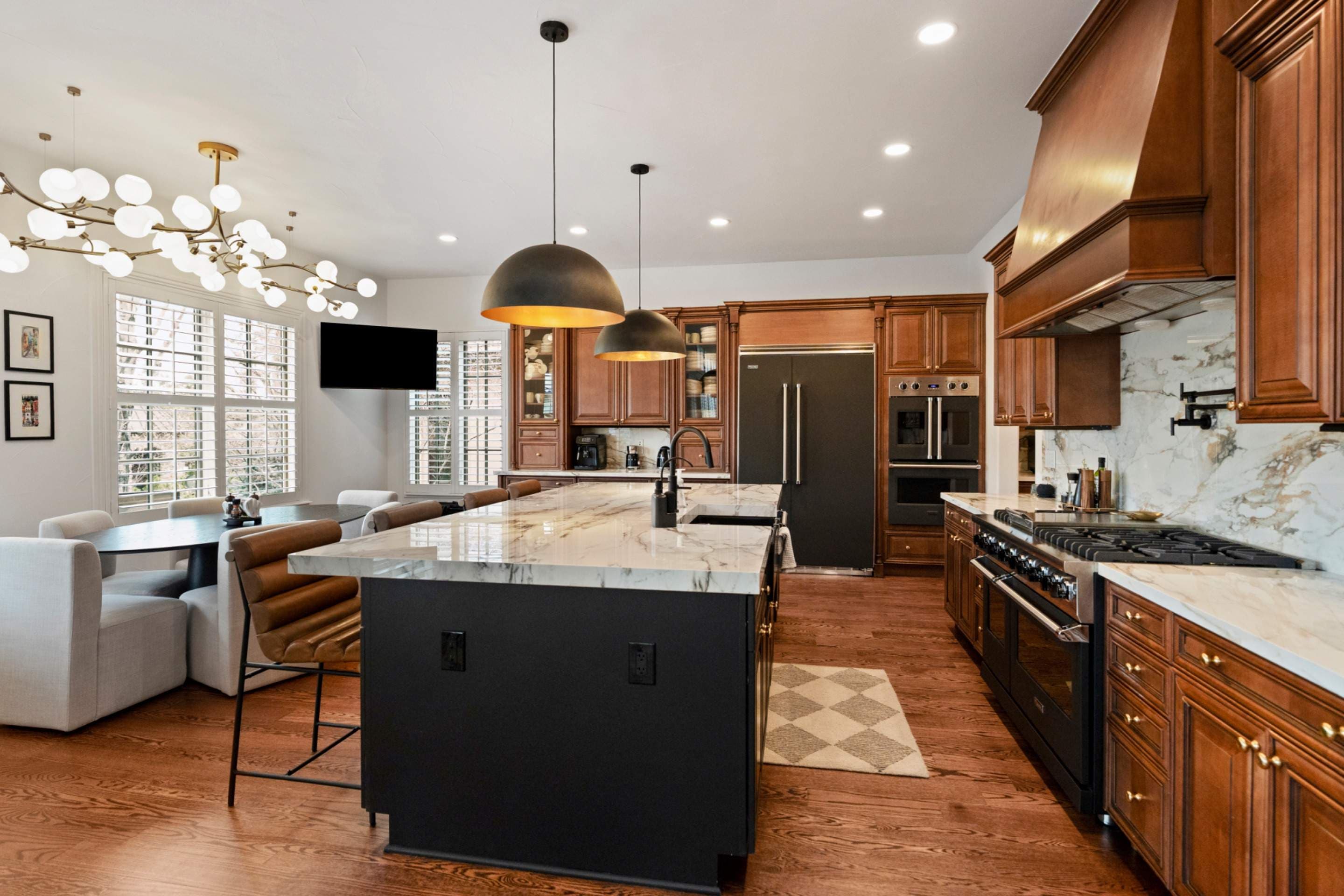 Project Full Kitchen Remodel with Porcelain Countertops and Viking Appliances image