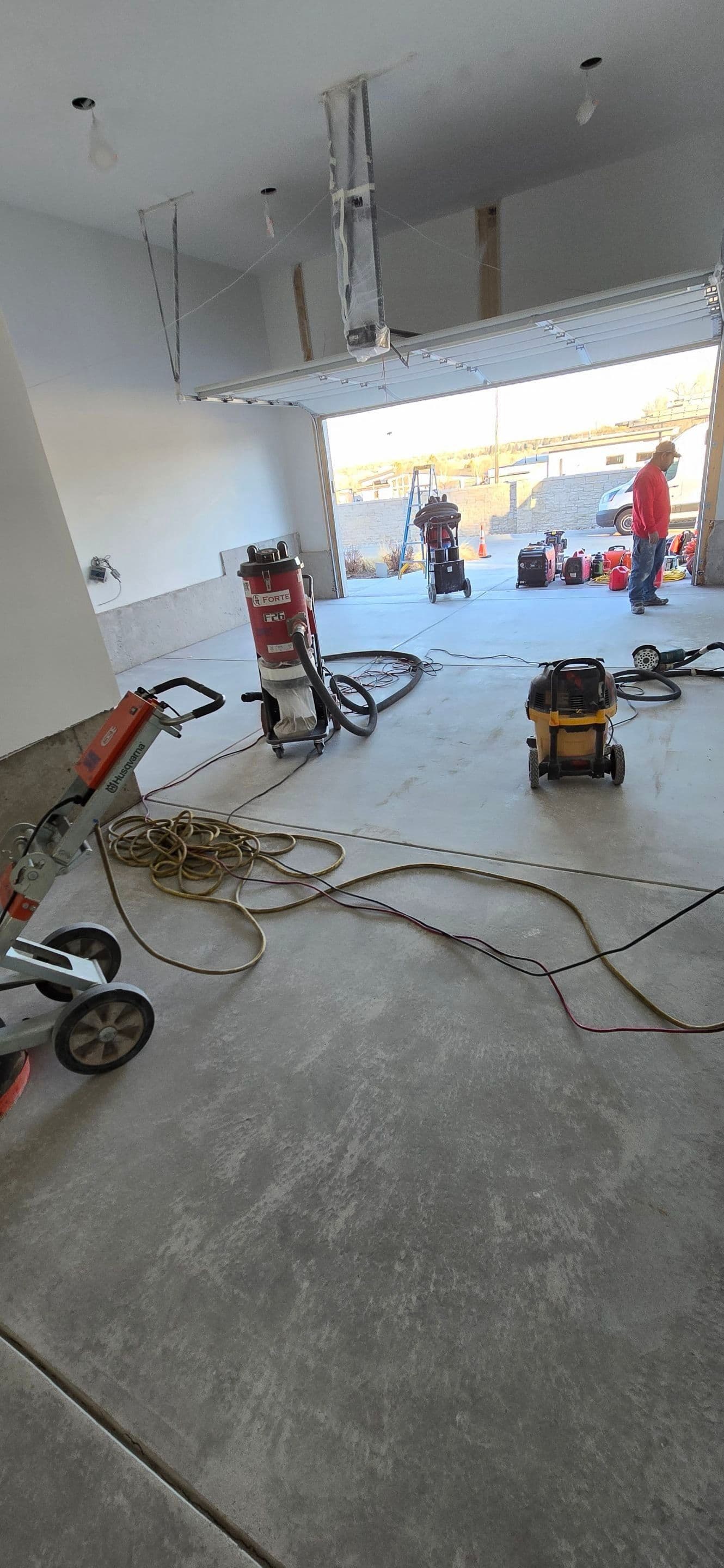 Garage Transformation with Epoxy Flooring