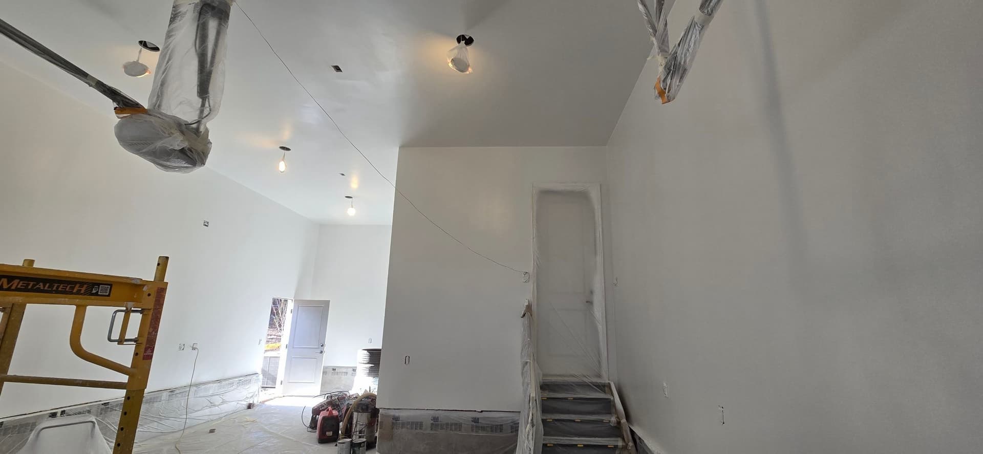 Garage Elevation with Level Five Drywall Finish