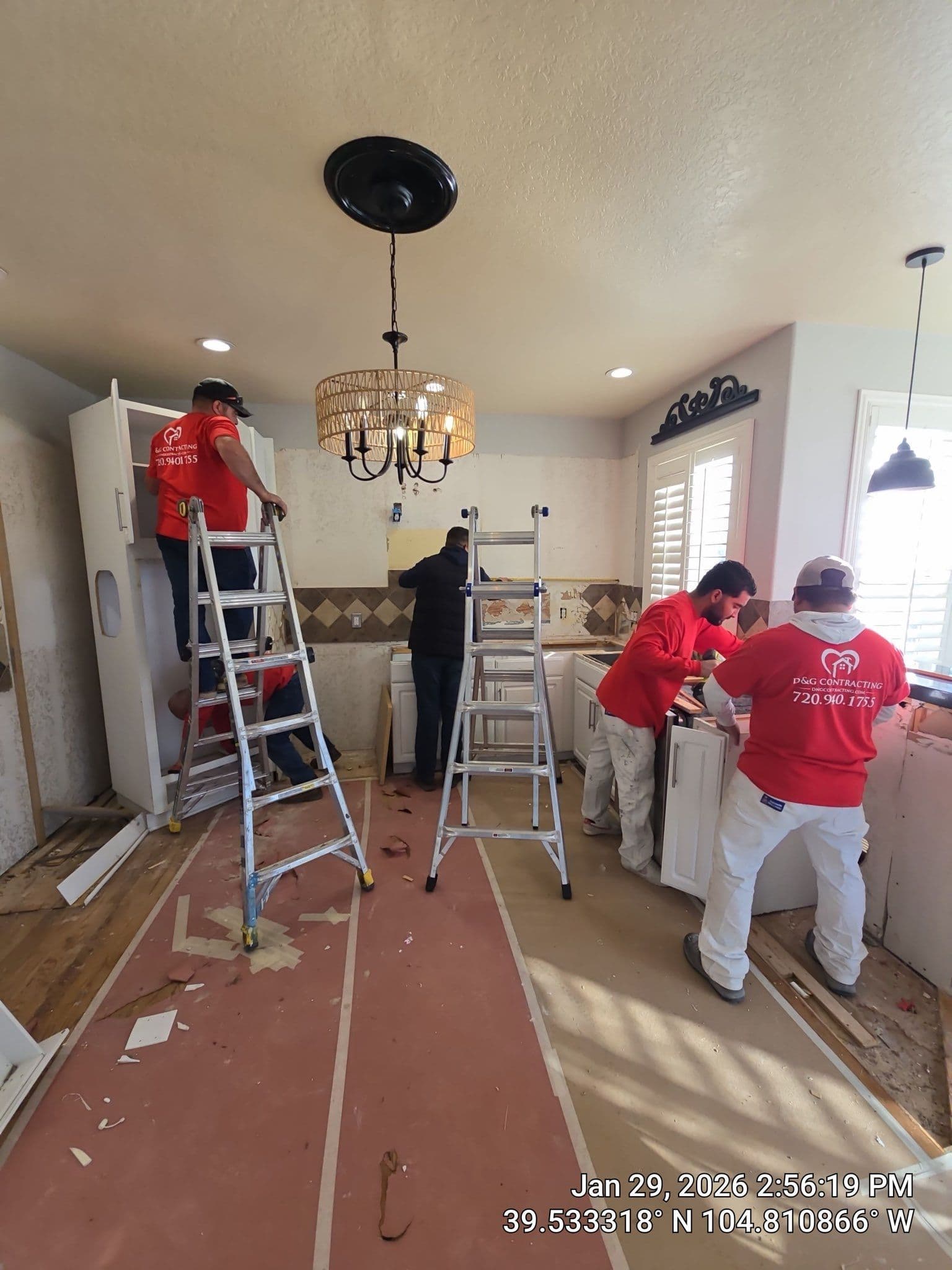 Project Kitchen Transformation with Custom Cabinets image