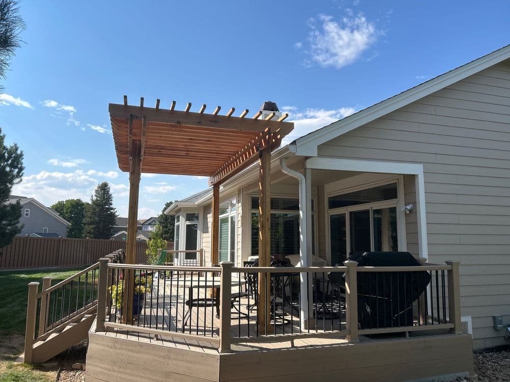 Gallery photos for Elegant Outdoor Pergola Transformation in Colorado: Image #1