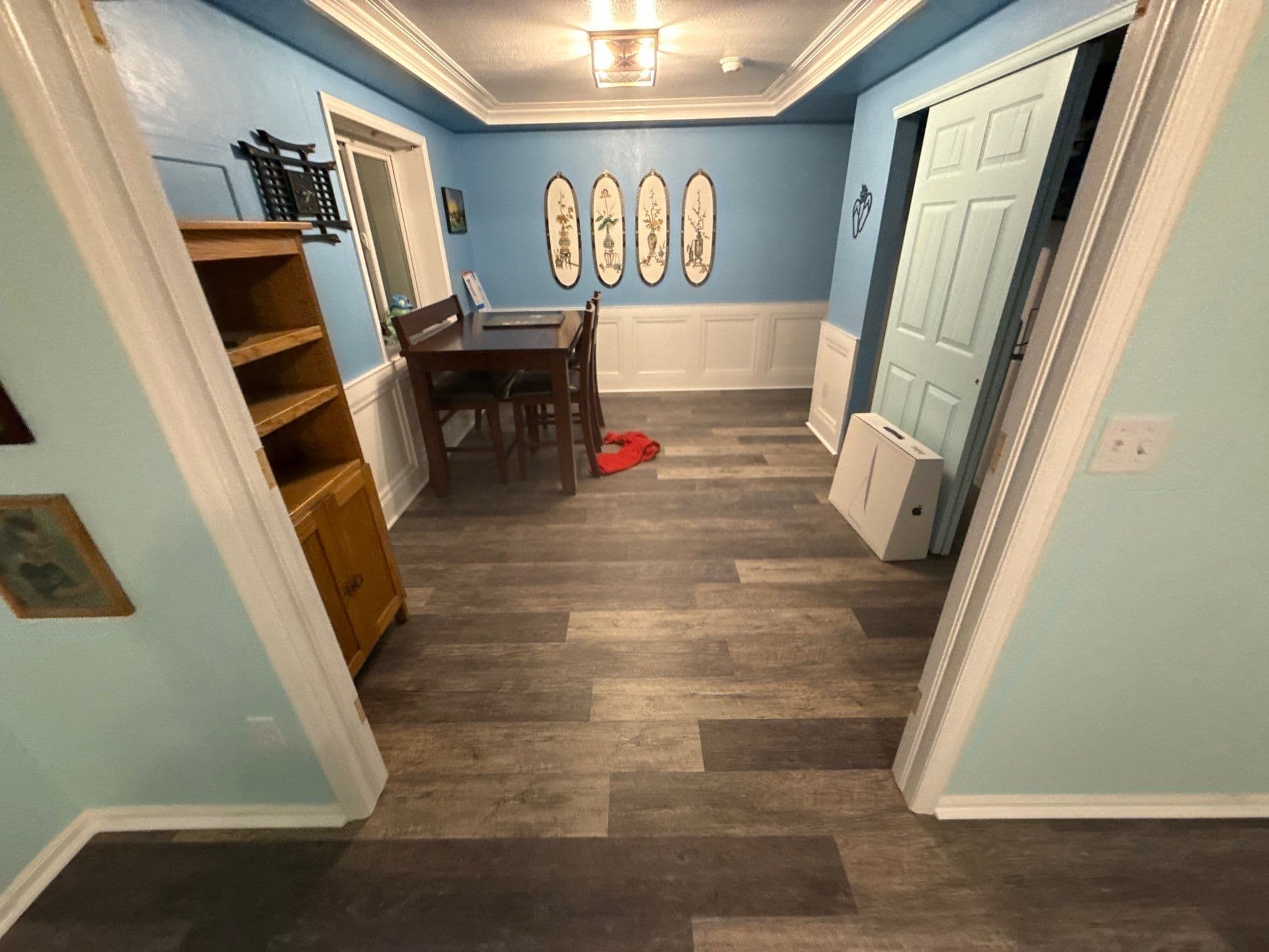 Gallery photos for Old Carpet Pulled Out, Fresh LVP Flooring Put In: Image #4