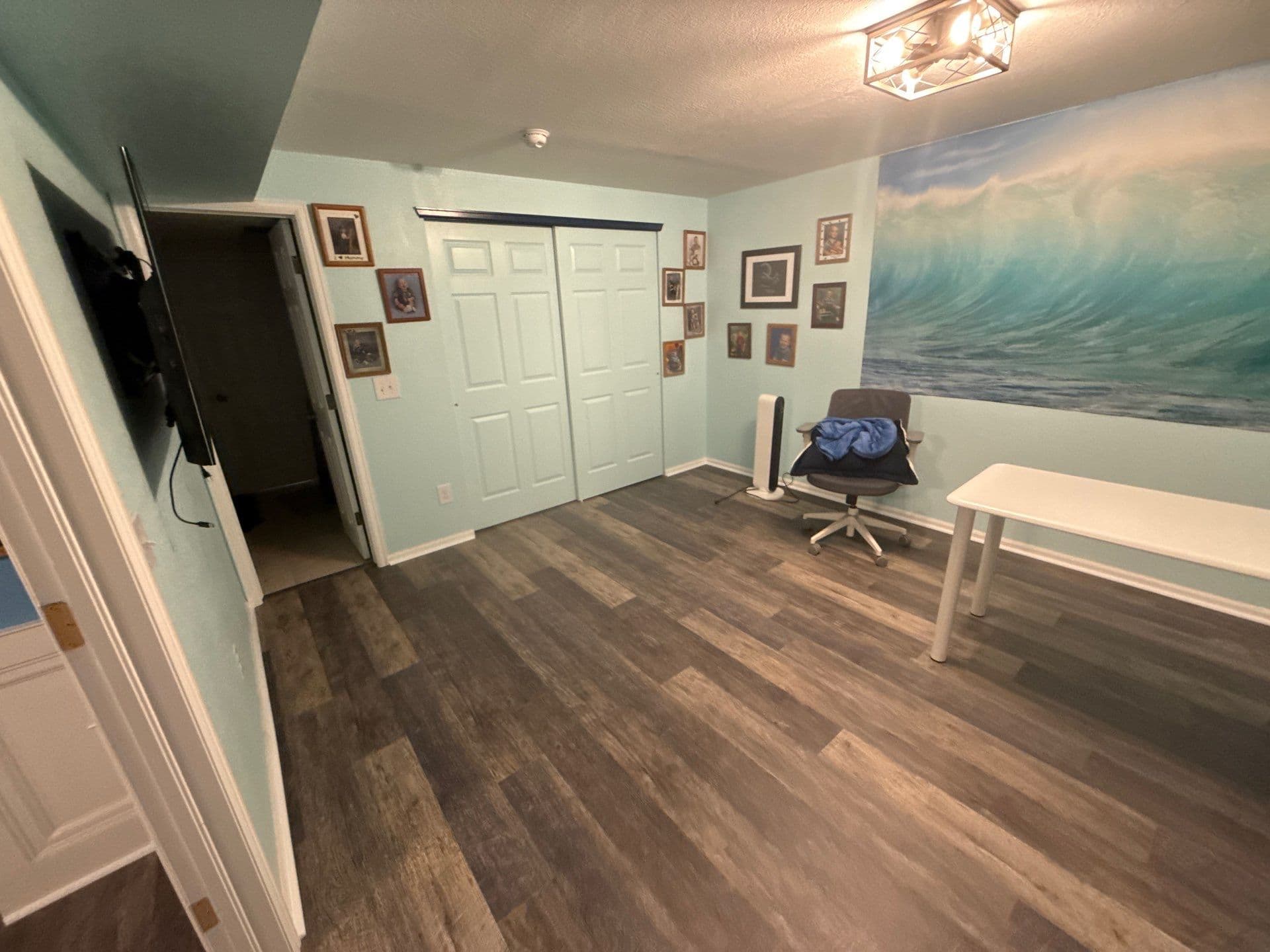 Gallery photos for Old Carpet Pulled Out, Fresh LVP Flooring Put In: Image #3