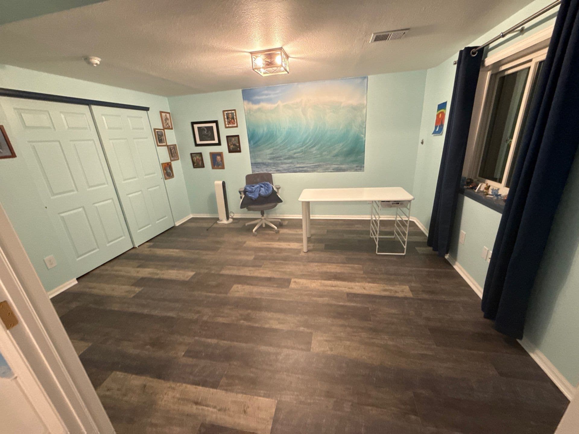 Gallery photos for Old Carpet Pulled Out, Fresh LVP Flooring Put In: Image #2